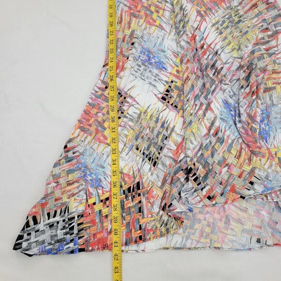 Jams World Dress Latticce Hawaiian Boho Summer Sundress Size Medium - Picture 6 of 14